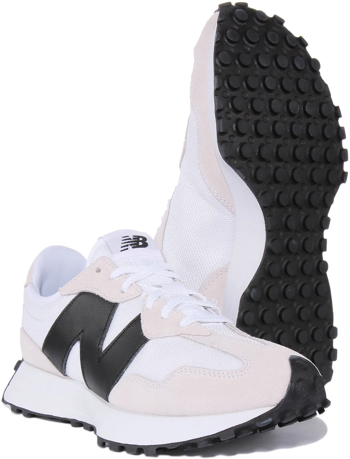 Perfect Shape New Balance MS 327 CWB In White Black