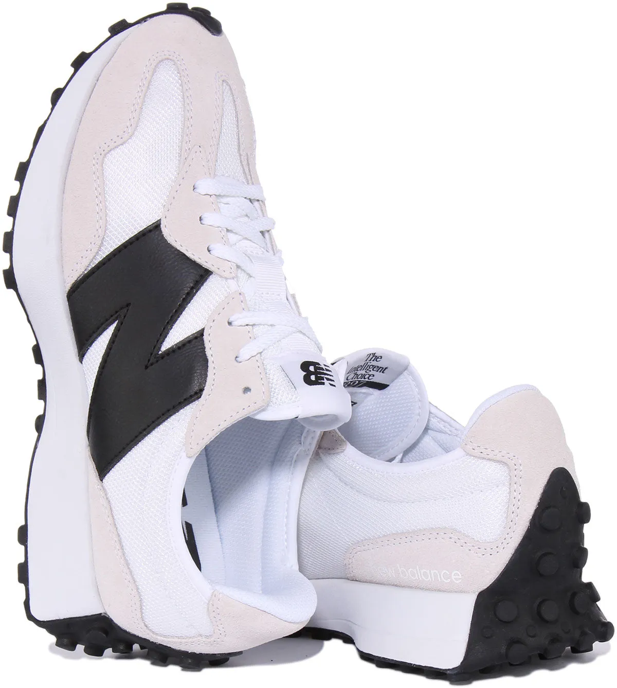 Perfect Shape New Balance MS 327 CWB In White Black