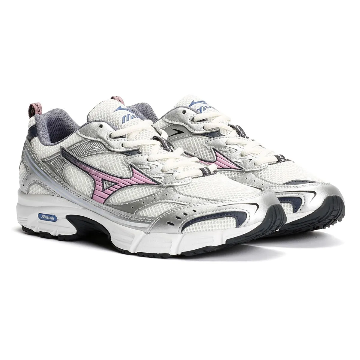 UV resistant Outsole design minimizes slip risk on smooth floors Mizuno MXR Sport Snow White/Lilac/Silver Trainers