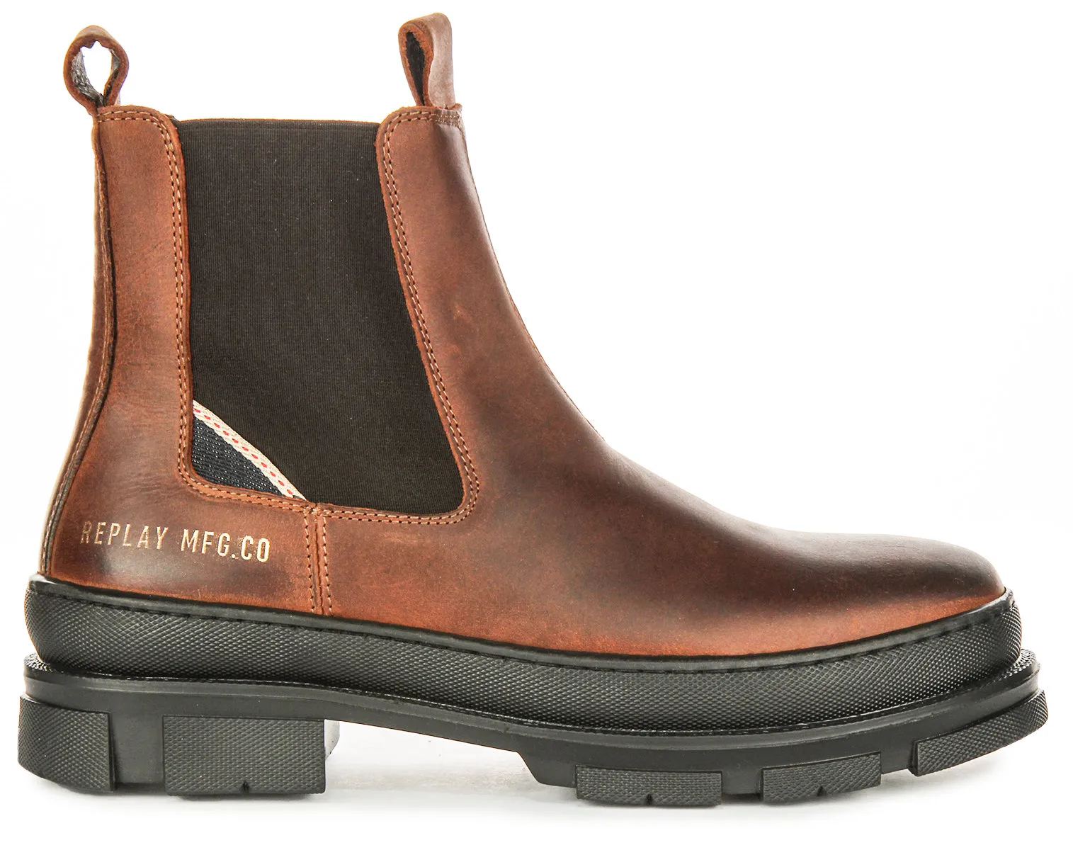 Performance Driven Replay Chelsea Boots Vega Lea In Tan For Men