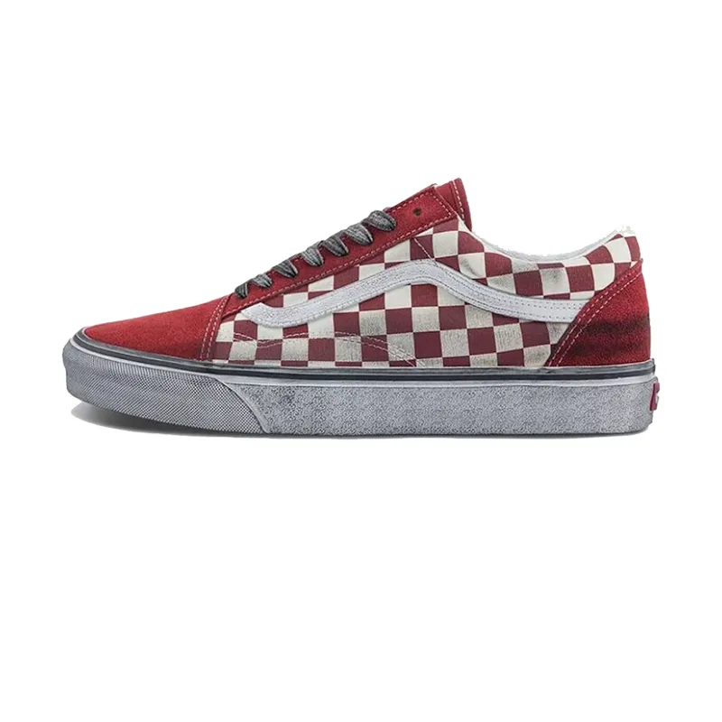 Performance Quality VANS - Old Skool Stressed - Red/White - Unisex