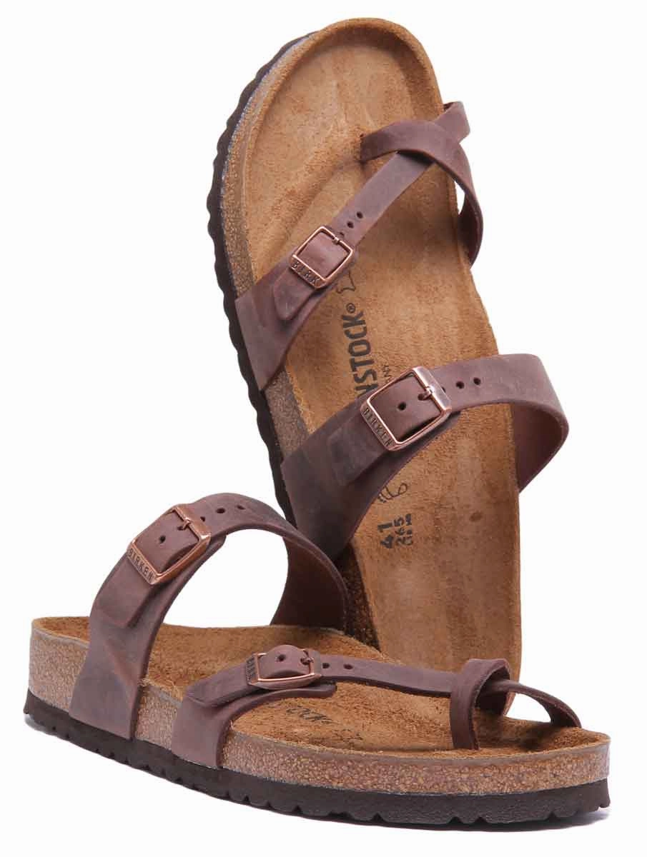 Performance - Centric Birkenstock Mayari In Dark Brown | Regular Fit