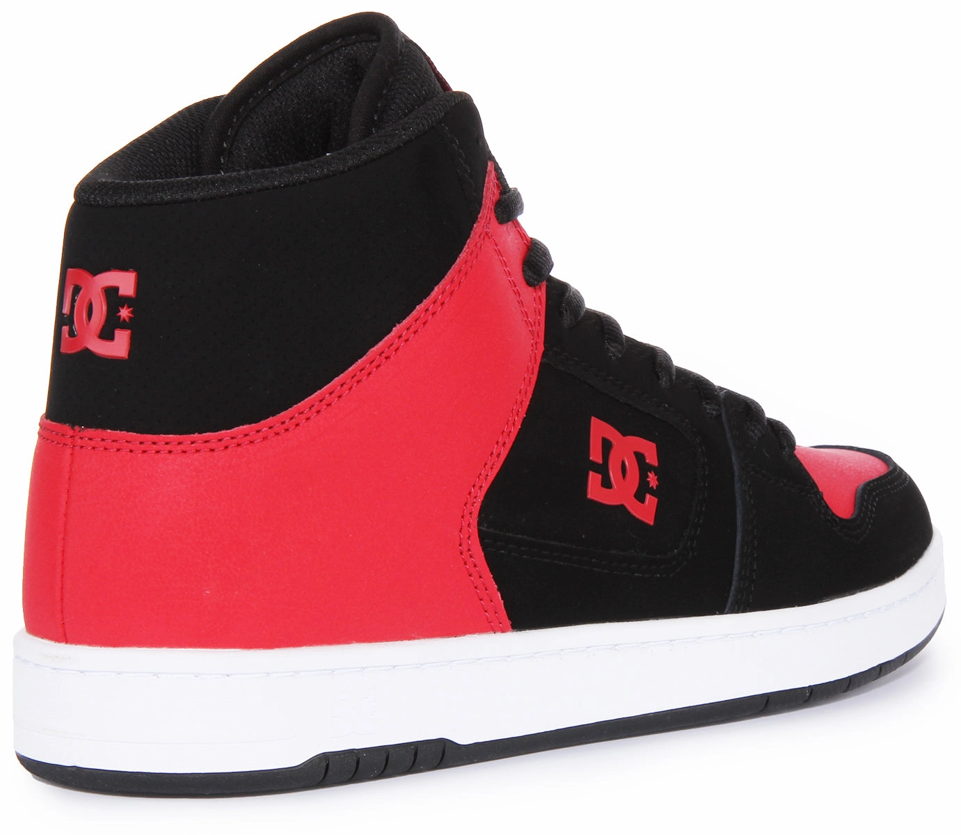 Performance Base Dc Shoes Manteca 4 Hi In Black Red For Men