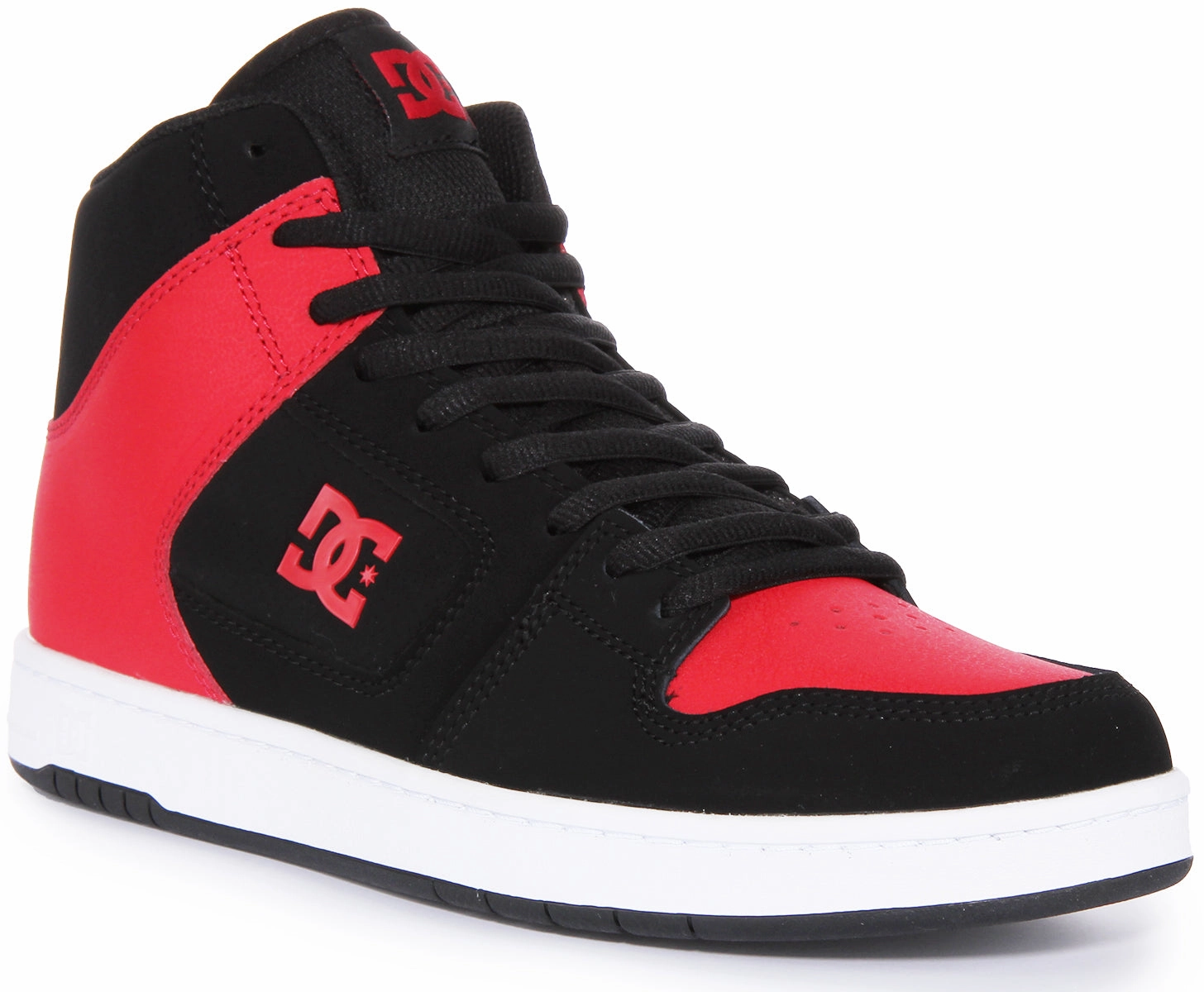 Soft Platform Dc Shoes Manteca 4 Hi In Black Red For Men
