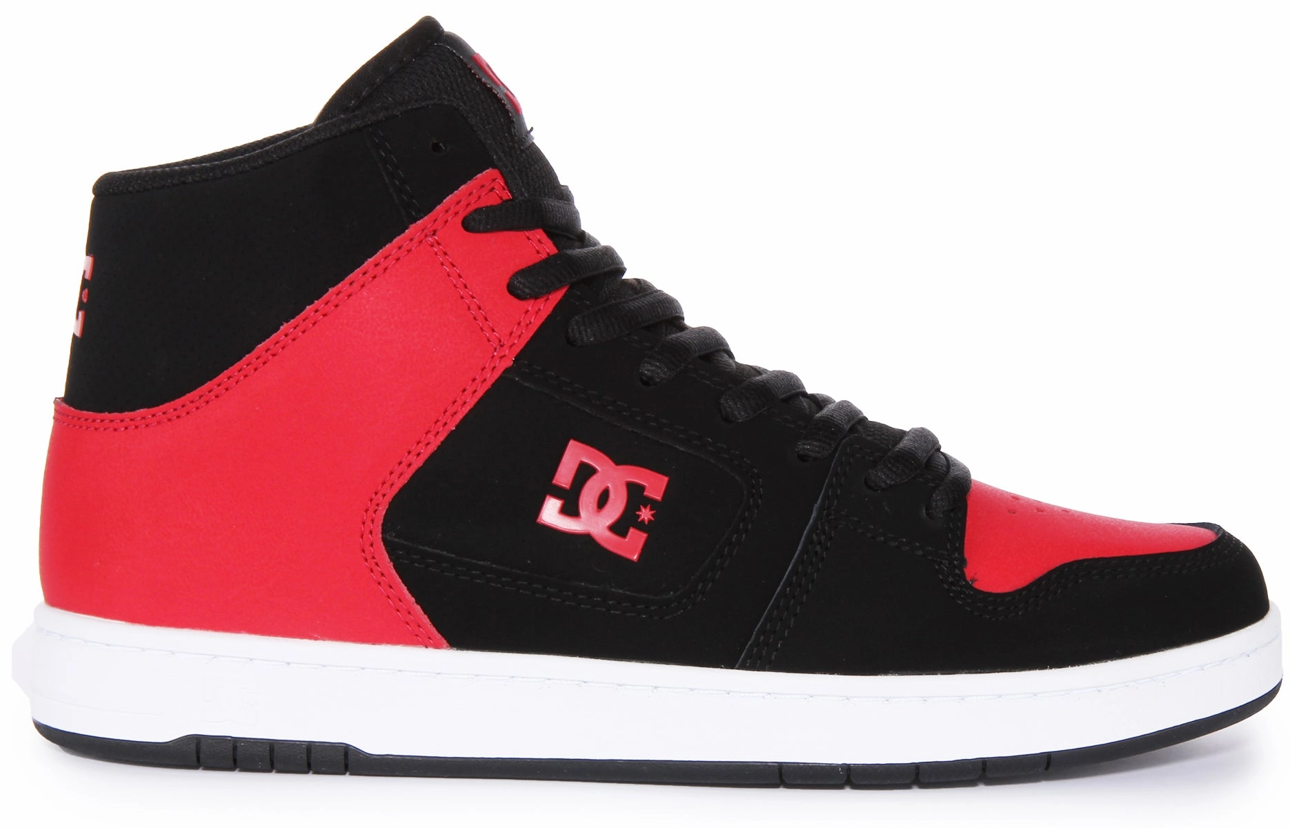Performance Base Dc Shoes Manteca 4 Hi In Black Red For Men