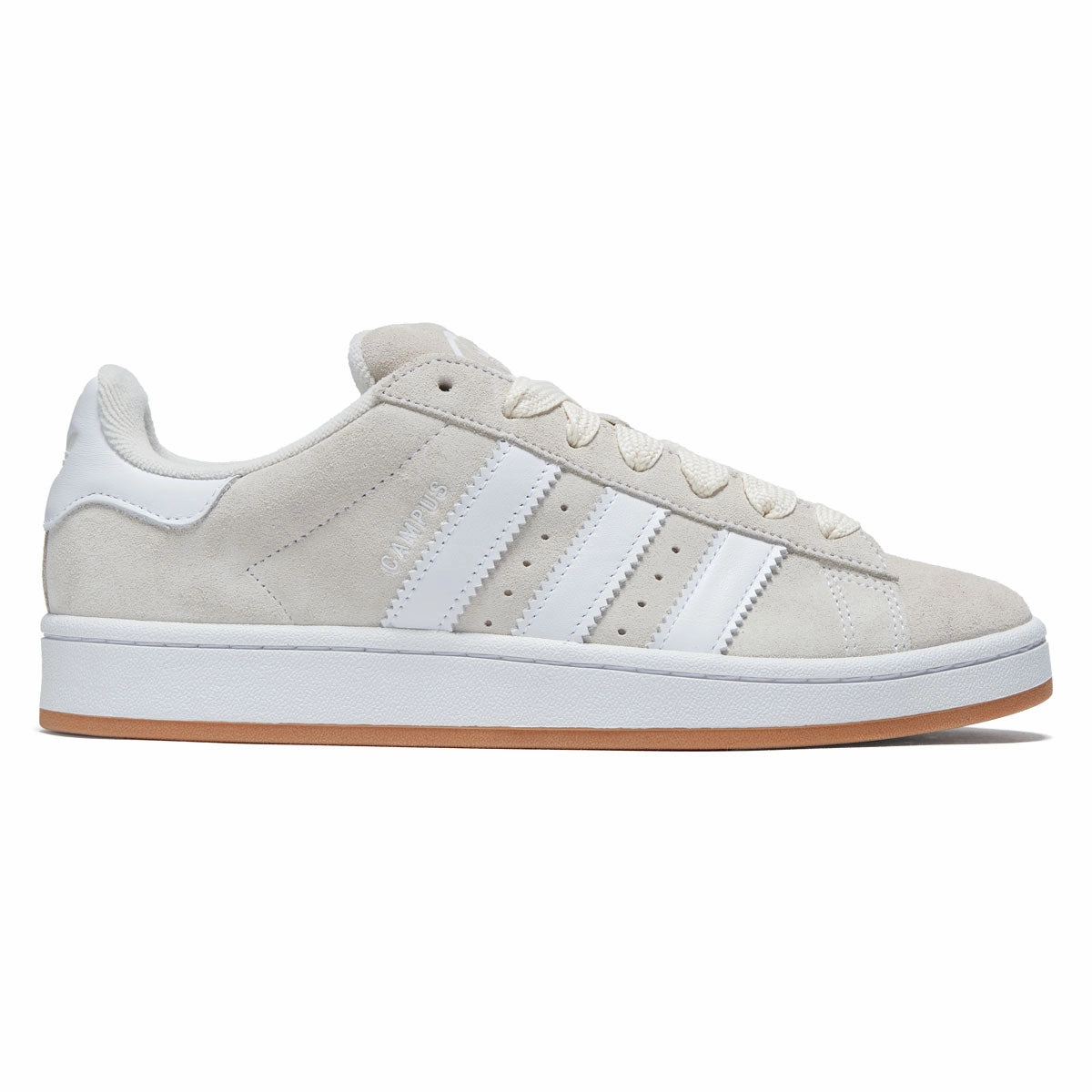 Adidas Campus 00s Shoes - Wonder White/Ftwr White/Gum Anthropometric ground contact