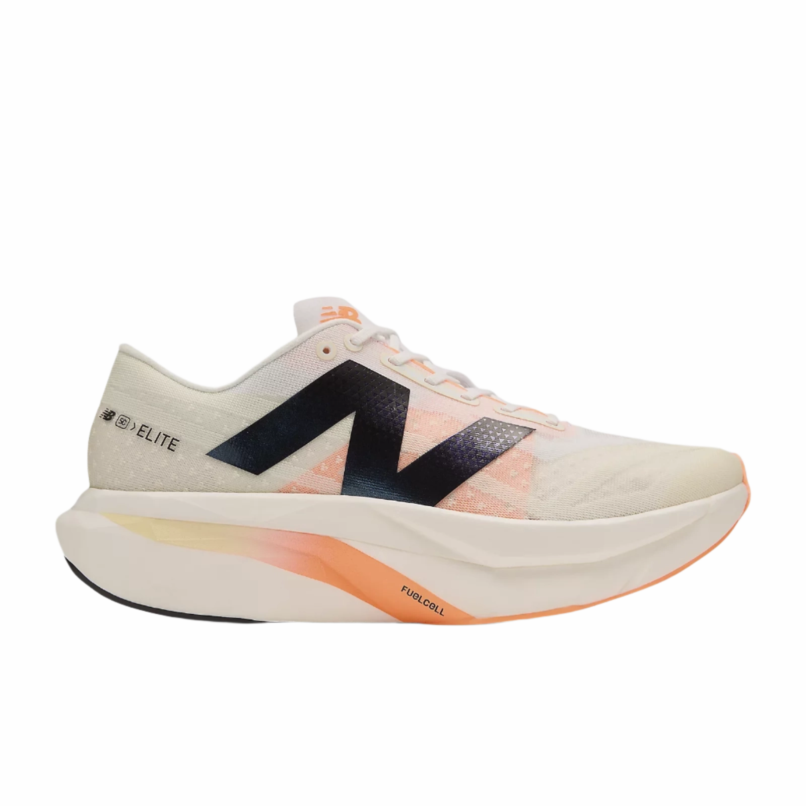 Mens New Balance Fuelcell SC Elite v4 White Beige