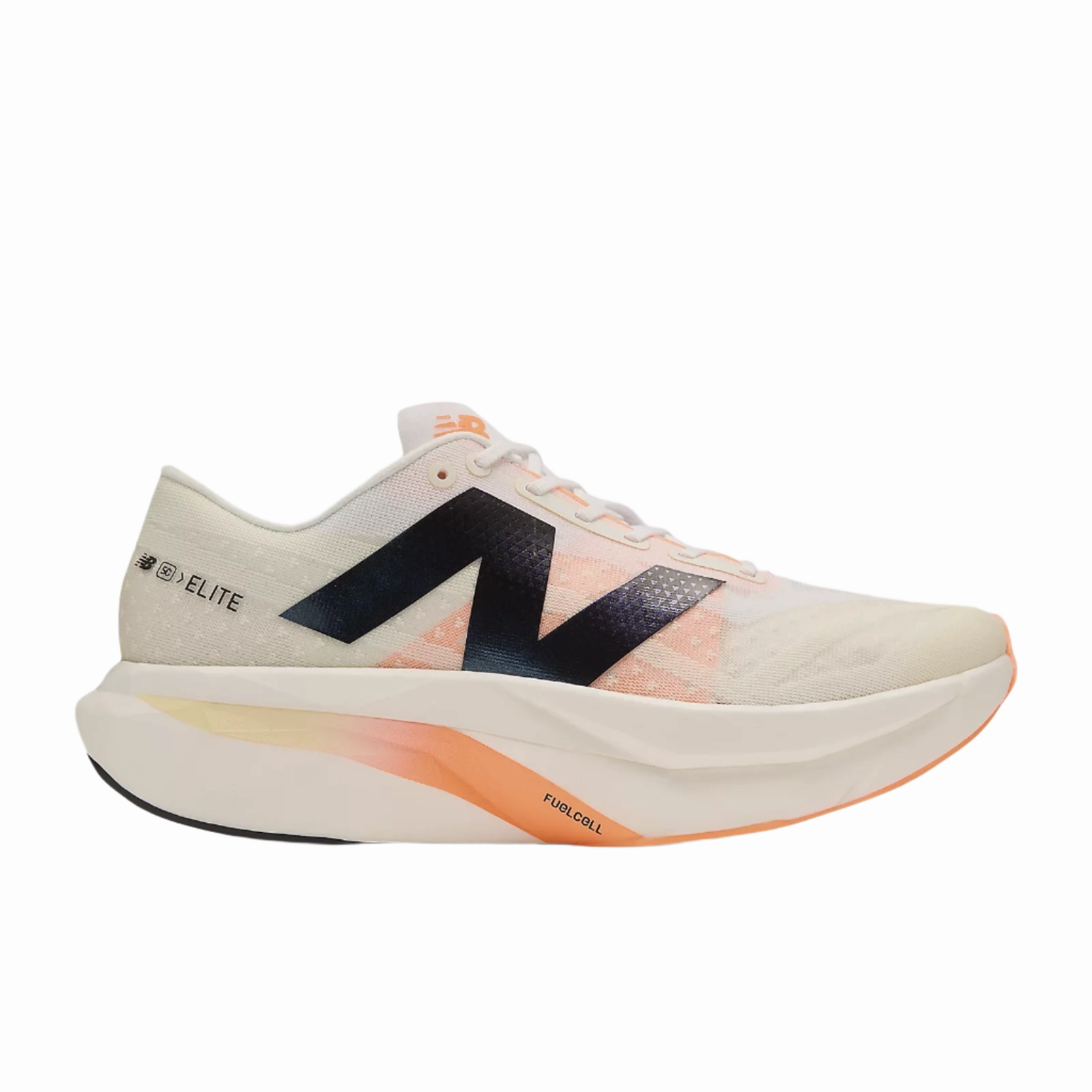 Mens New Balance Fuelcell SC Elite v4 White Beige