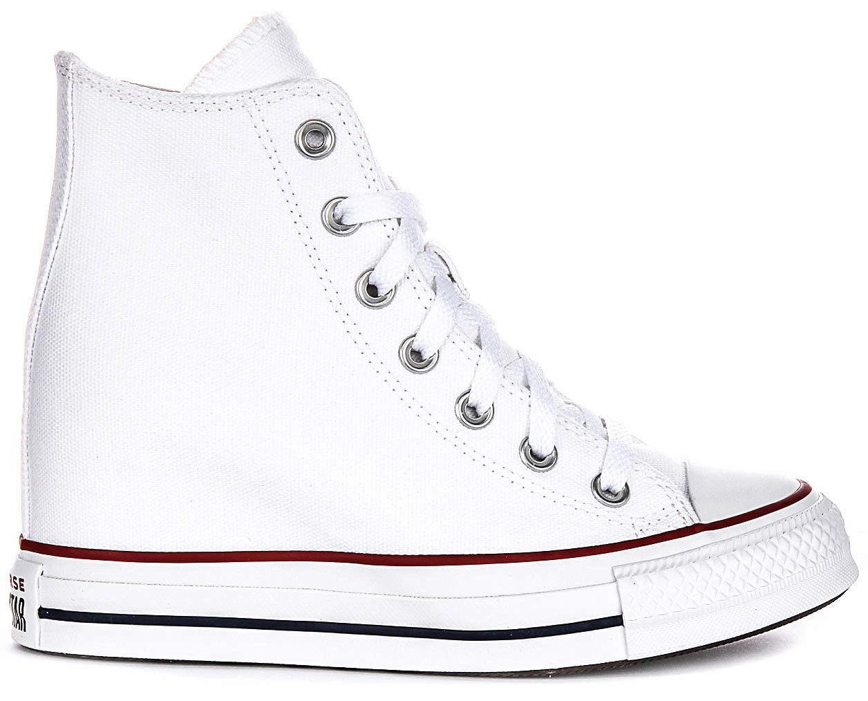 Performance Fit Converse All Star Wedge A11908C In White For Women