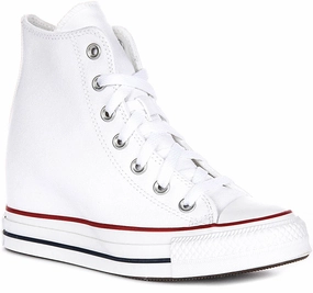 Converse All Star Wedge A11908C In White For Women Cross Town