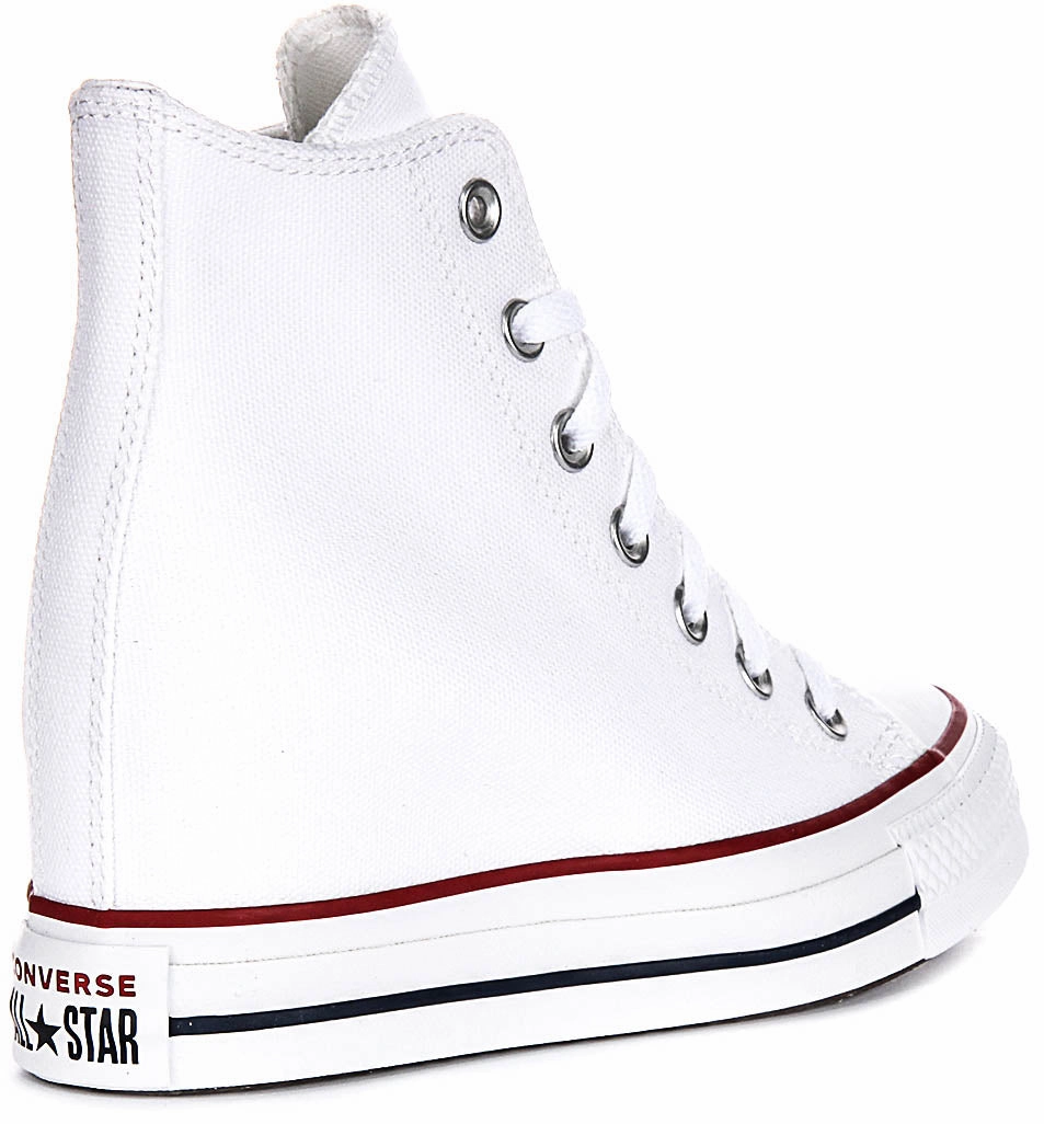 Performance Fit Converse All Star Wedge A11908C In White For Women