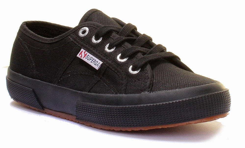 Mobility Ease Superga 2750 Cotu In Black Mono