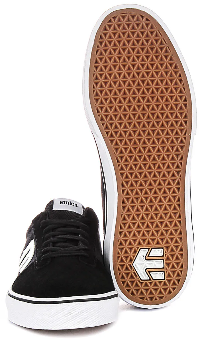 Plush Padding Etnies Calli Vulc In Black White For Men