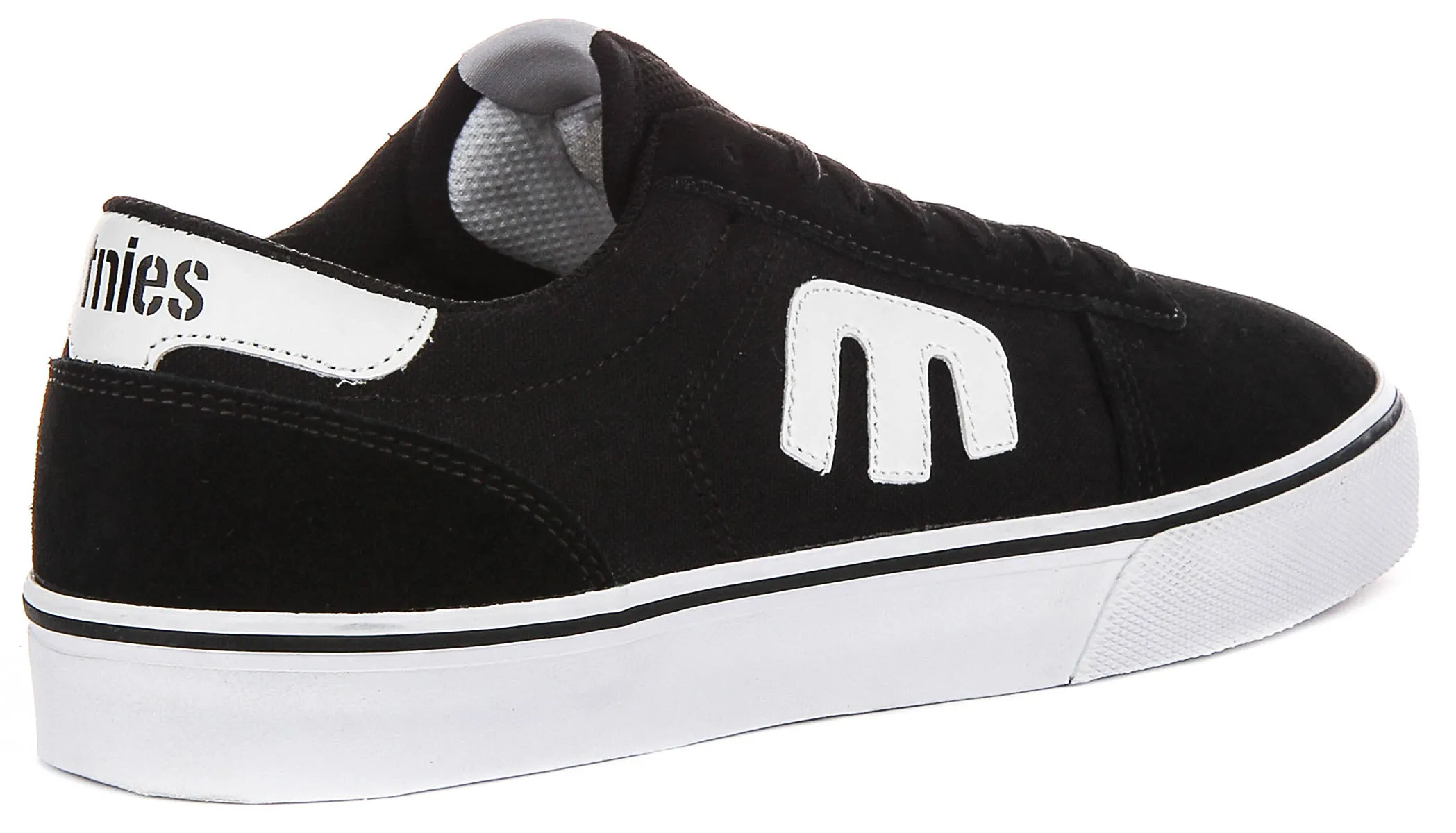Plush Padding Etnies Calli Vulc In Black White For Men