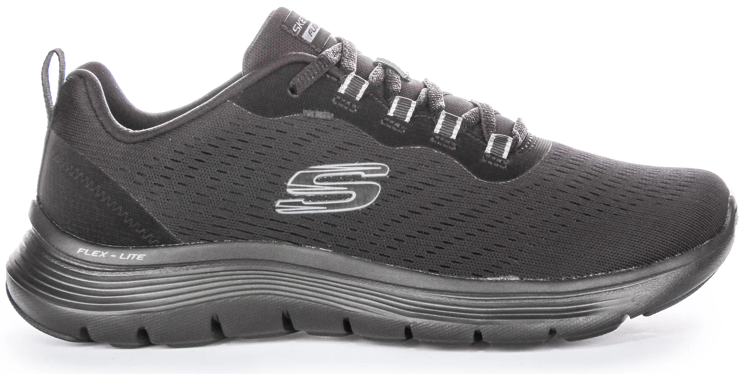 Plush Padding Skechers Flex Appeal 5.0 In Black Black For Women