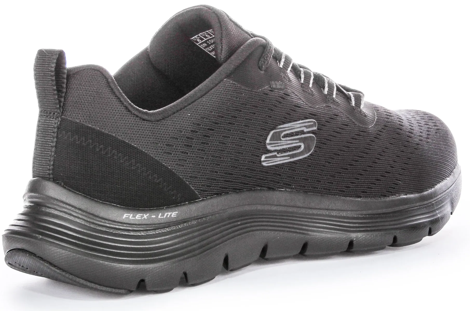 Plush Padding Skechers Flex Appeal 5.0 In Black Black For Women