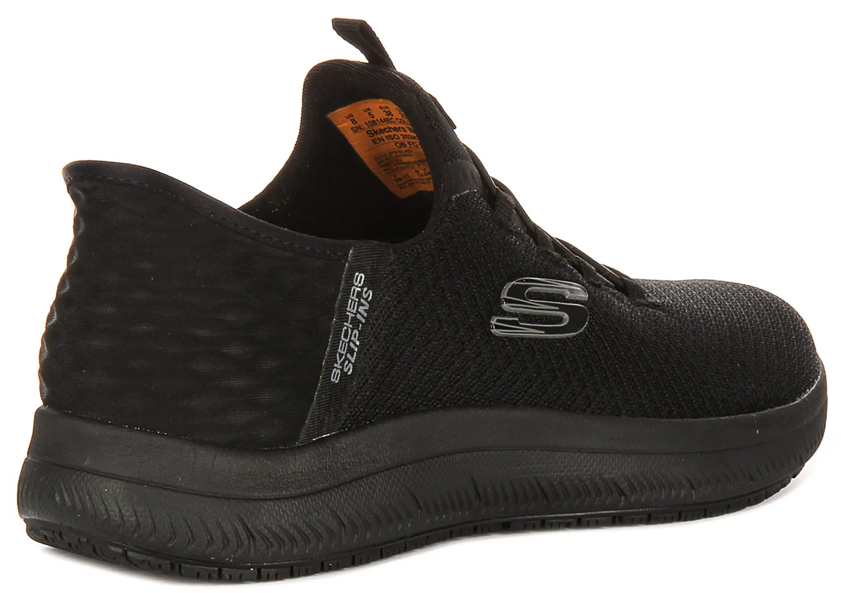 Plush Padding Skechers Summits SR In Black For Women