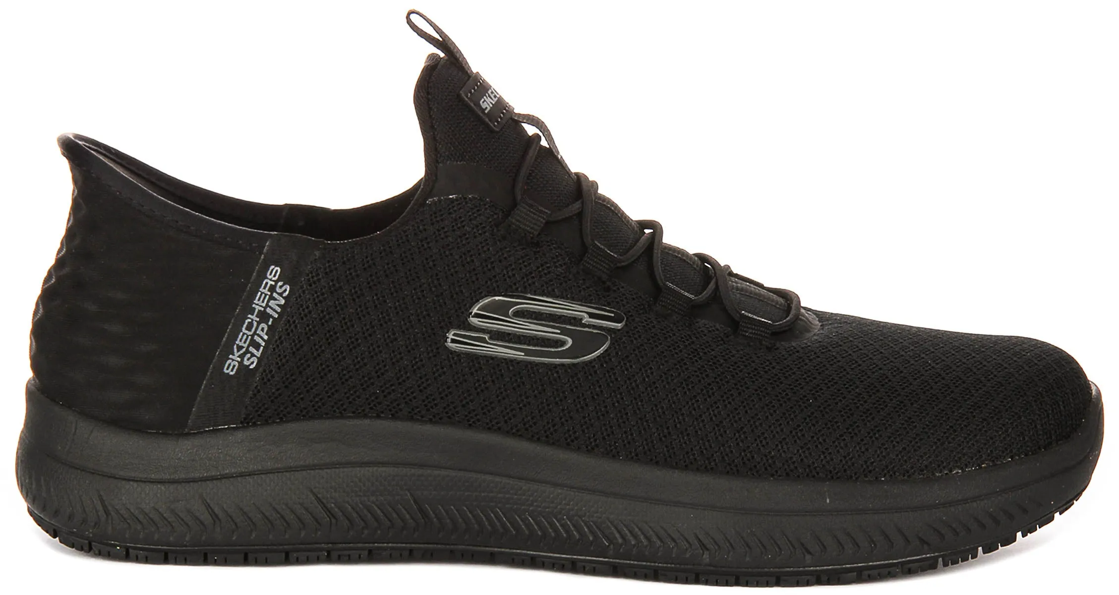 Plush Padding Skechers Summits SR In Black For Women