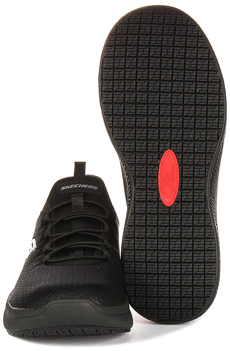 Plush Padding Skechers Summits SR In Black For Women