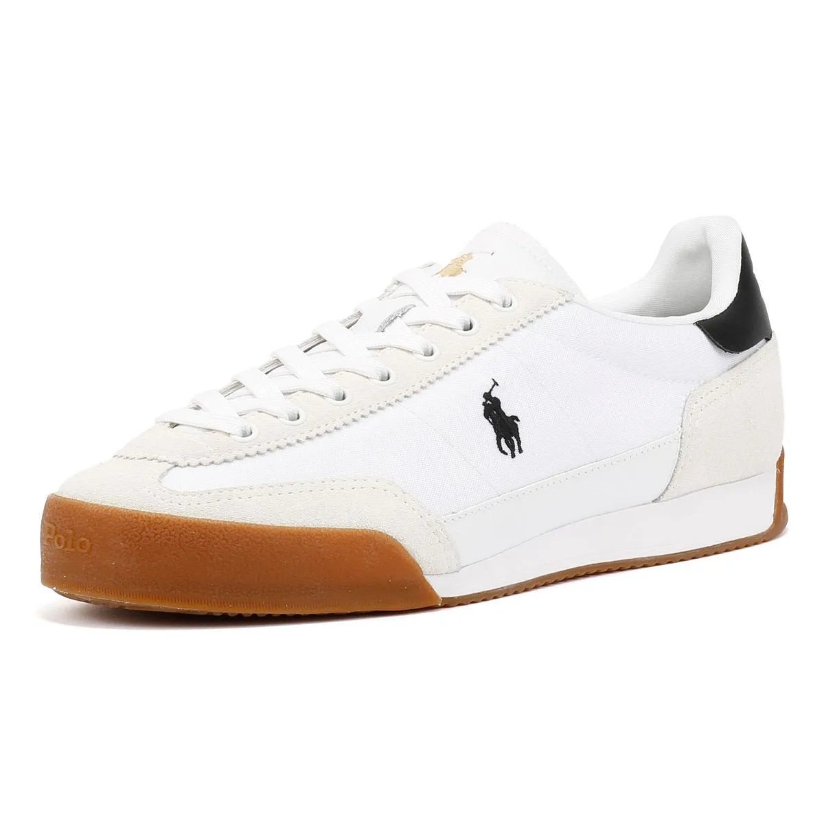 Polo Ralph Lauren Hester Men's White/Black Trainers Impact absorption