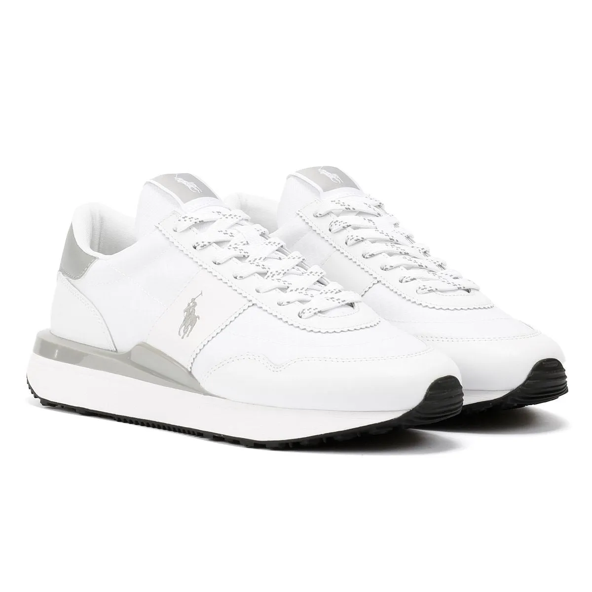 Universal Fit Body Motion Polo Ralph Lauren Trainer 89 Men's White Trainers