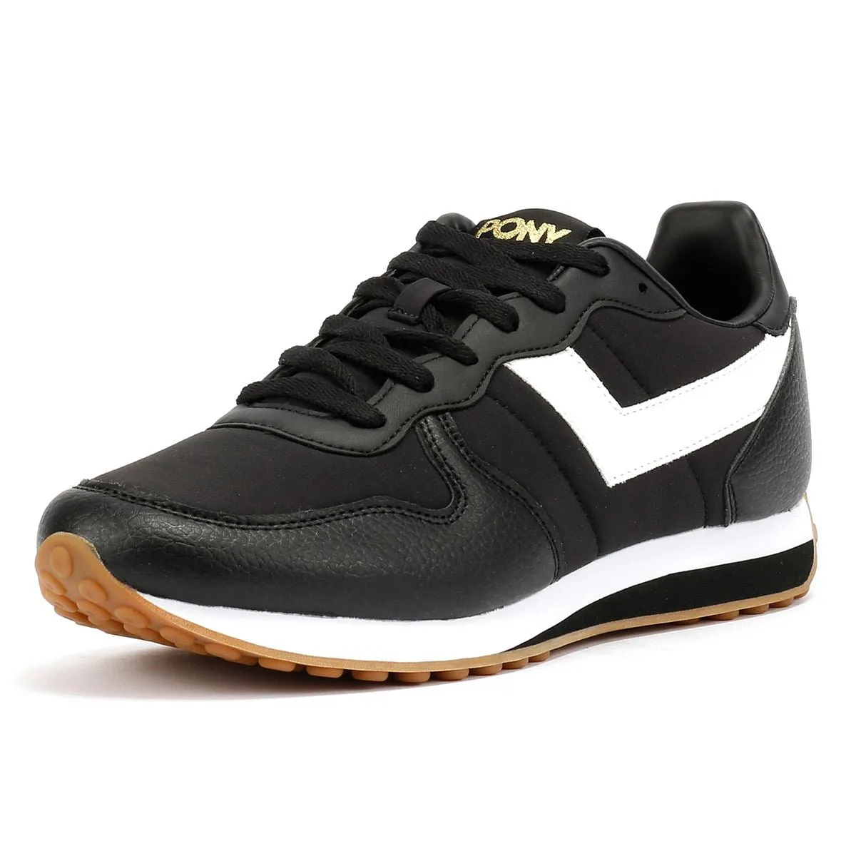 Pony Express Black/White Trainers No Rub