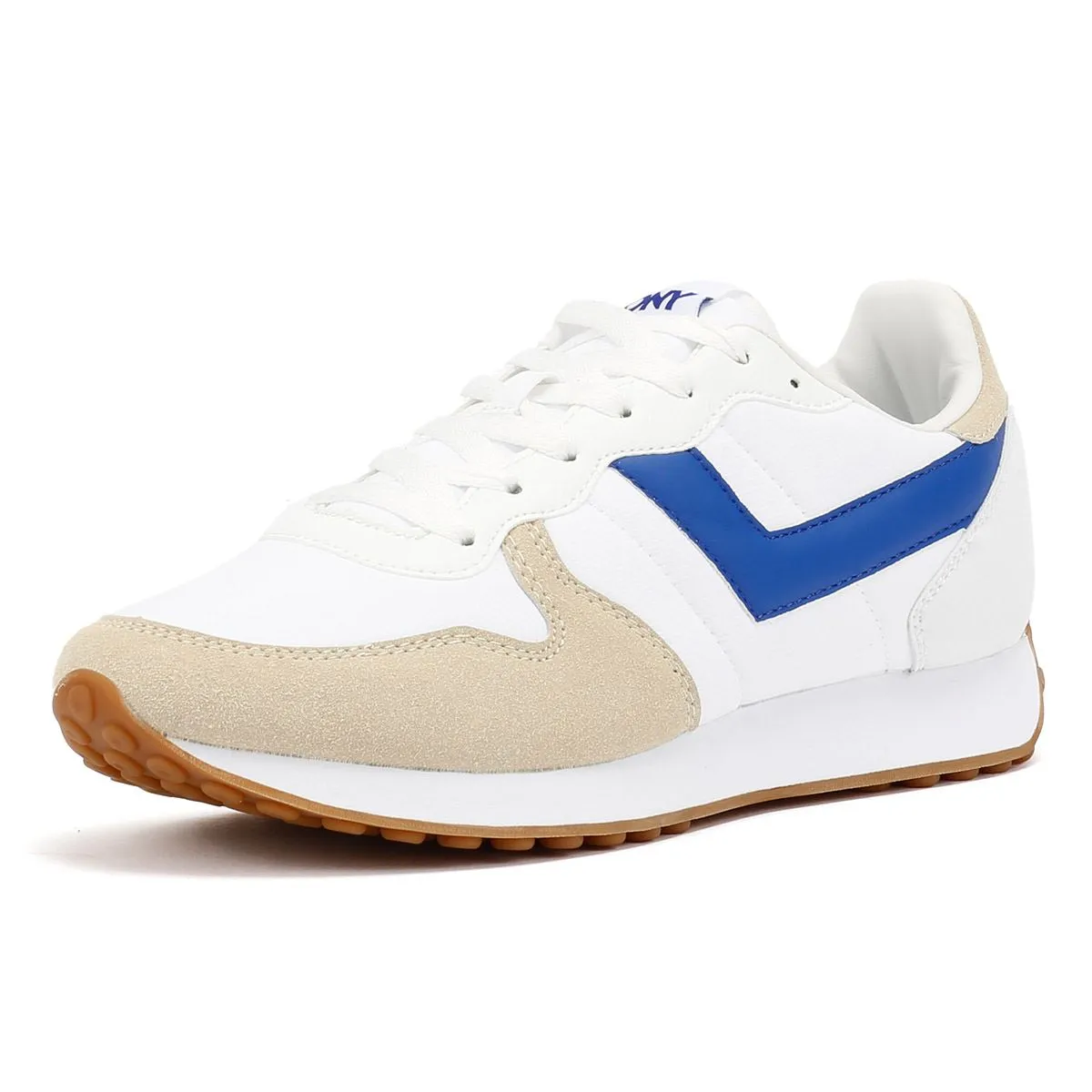 Pony Express White/Electric Blue Trainers Speed Motion