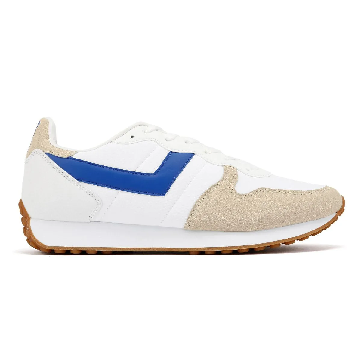 Pony Express White/Electric Blue Trainers Speed Motion
