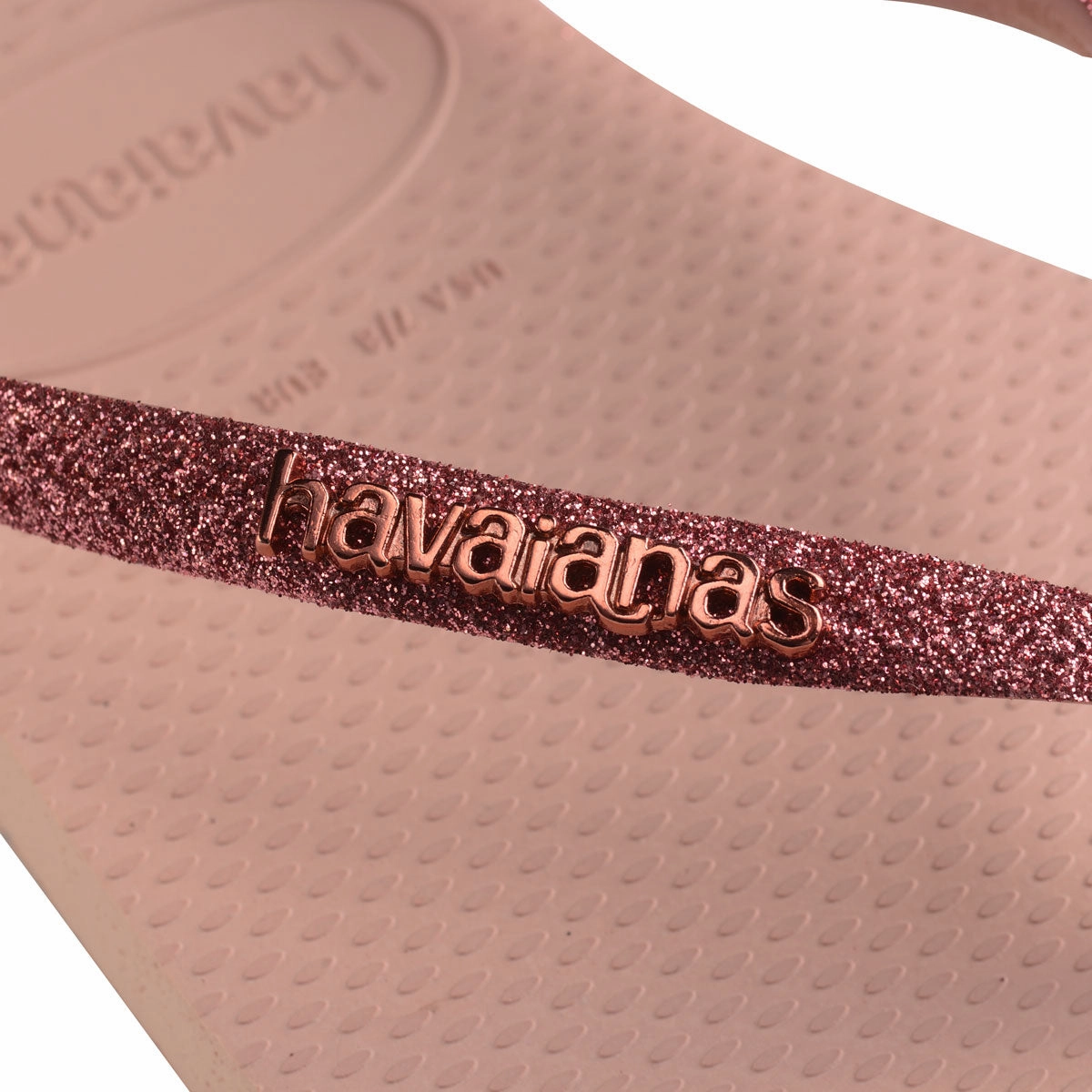 Poolside Fun Havaianas Slim Glitter II In Pink For Women
