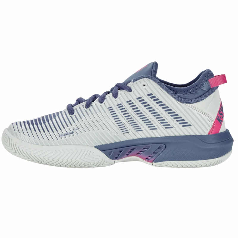 Popular Choice K Swiss Hypercourt Supreme AC Womens Tennis Shoes - Blue Blush/Infinity/Carmine Rose