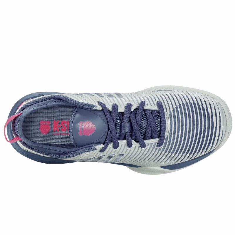 Popular Choice K Swiss Hypercourt Supreme AC Womens Tennis Shoes - Blue Blush/Infinity/Carmine Rose