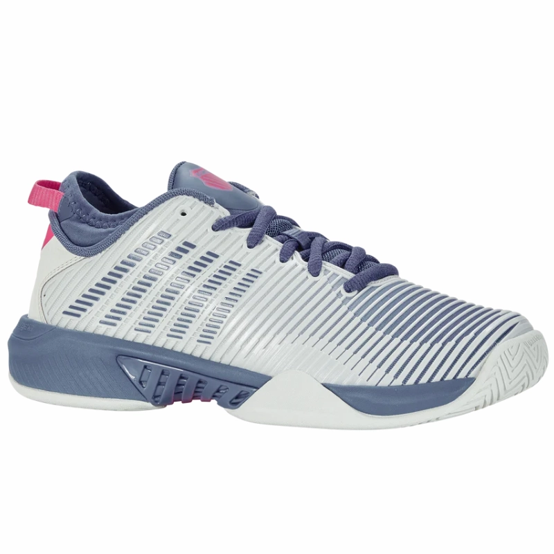 Popular Choice K Swiss Hypercourt Supreme AC Womens Tennis Shoes - Blue Blush/Infinity/Carmine Rose