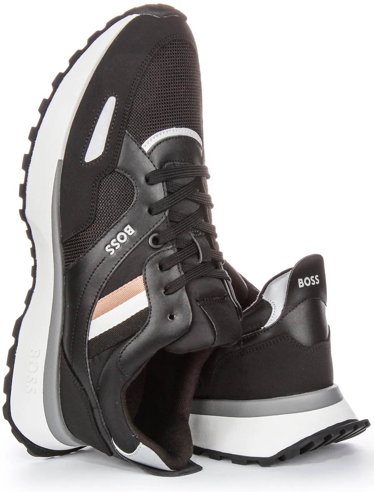 Power Step Boss Jonah Runner Mx N In Black White