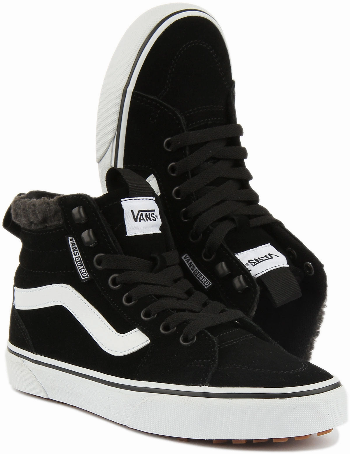 Power Ease Vans Filmore Hi In Black White For Women