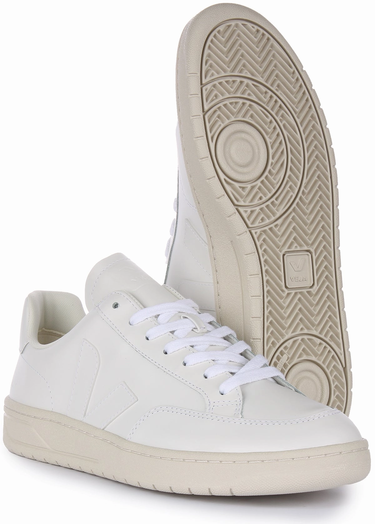 Power Motion Veja V 12 Leather In White For Men