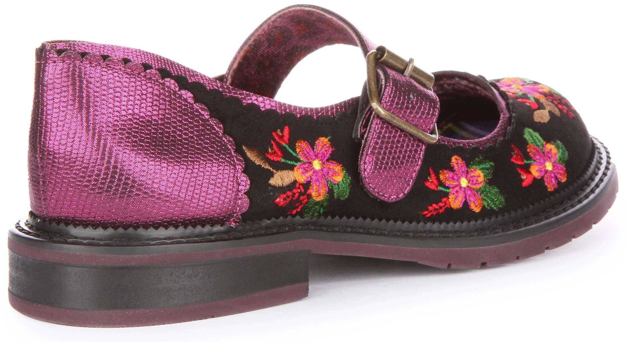 Practical Design Irregular Choice Hilltop House In Black Flower For Women