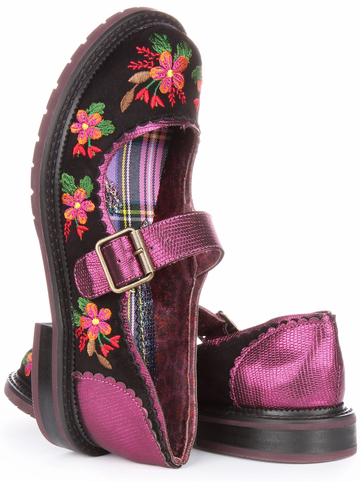 Practical Design Irregular Choice Hilltop House In Black Flower For Women