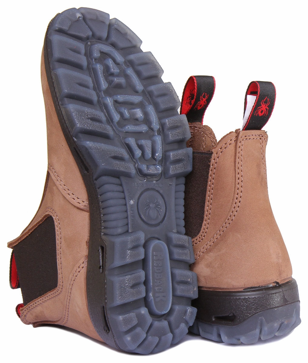 Practical Red Back UBCH Chelsea Boots