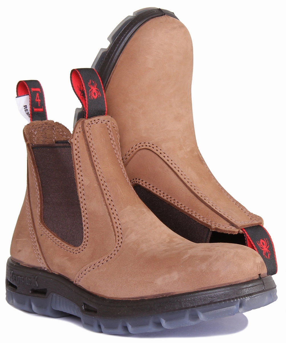 Practical Red Back UBCH Chelsea Boots