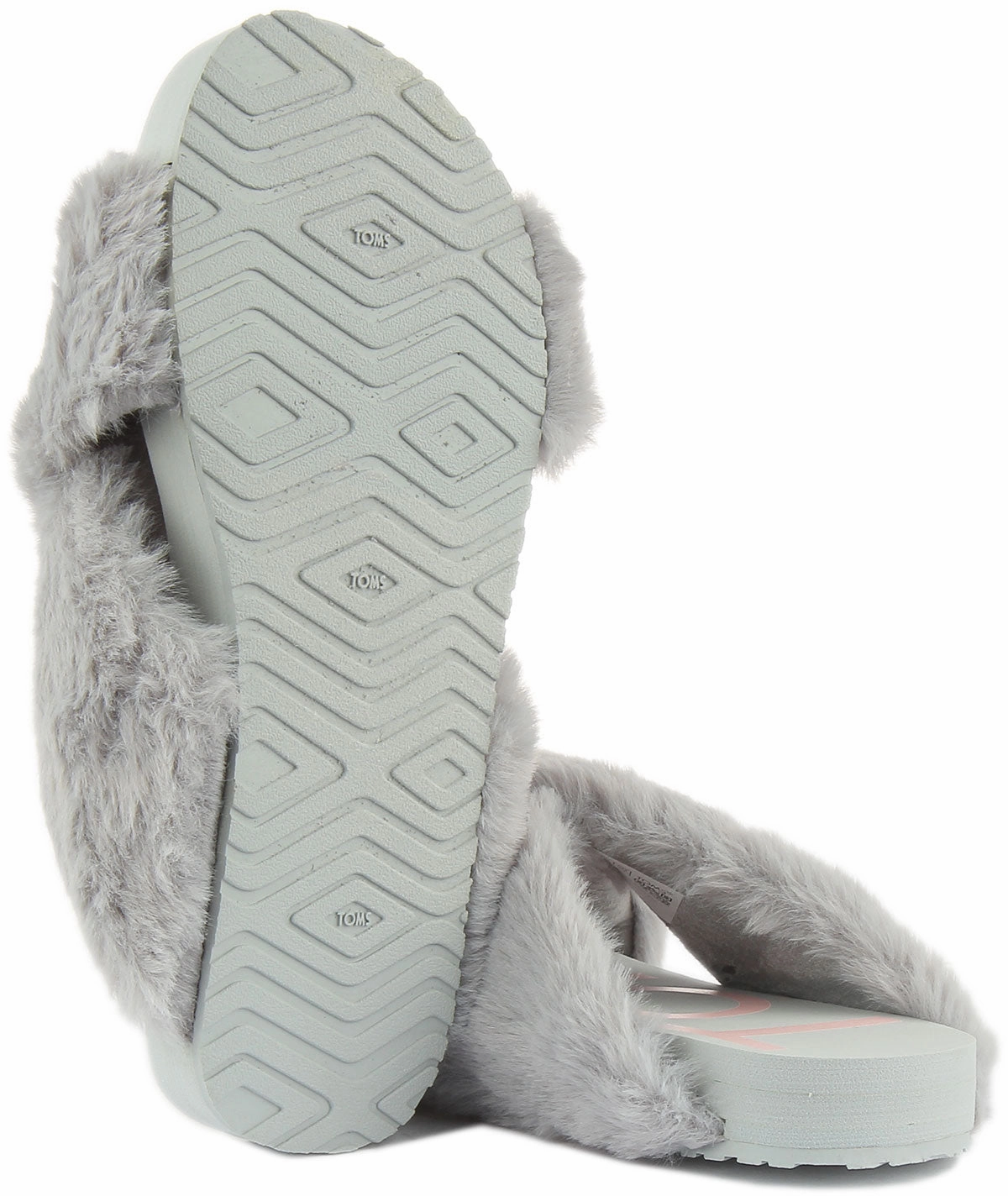 Practical Style Toms Susie Eva Slippers In Grey For Women