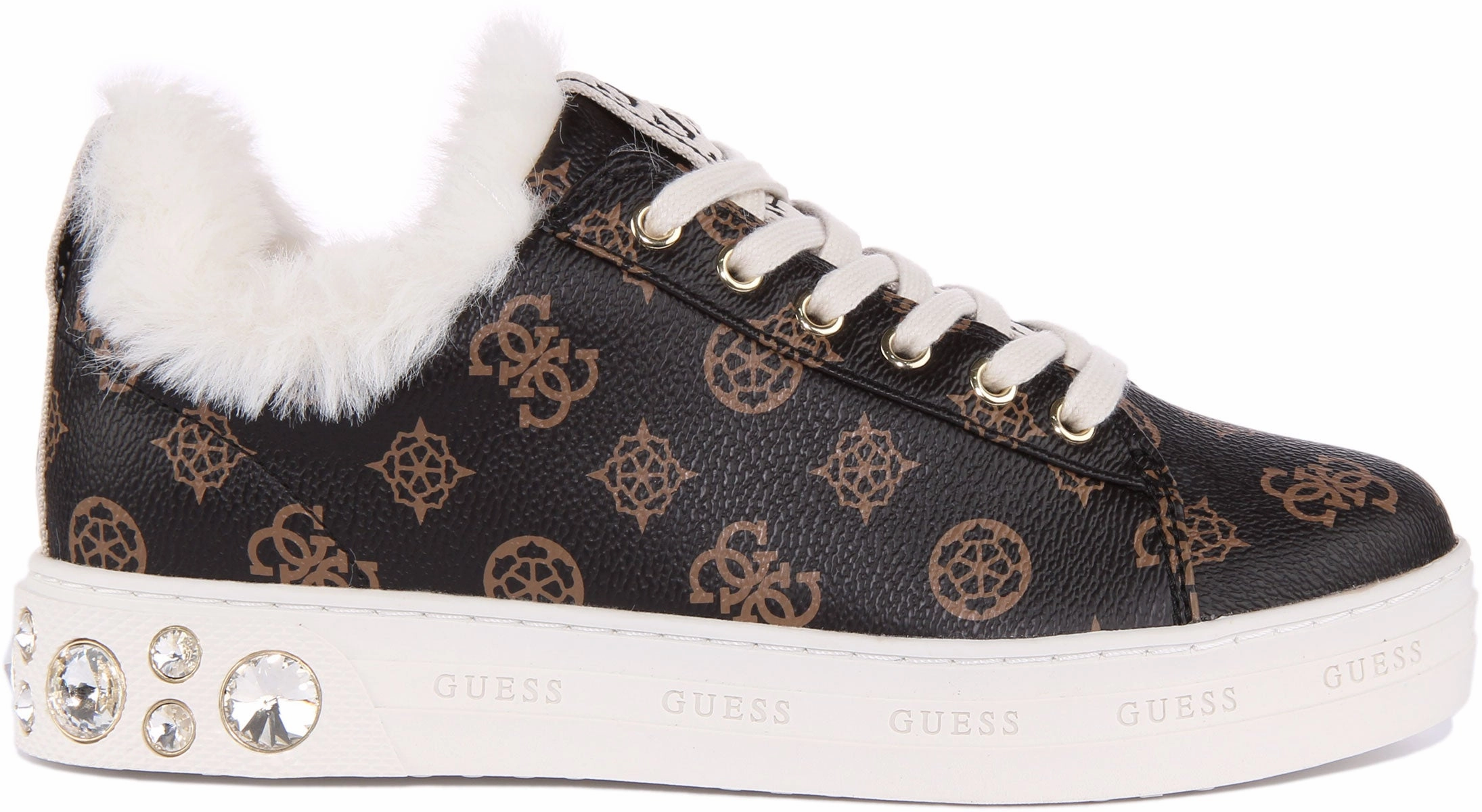 Precision engineered Guess Rivet 4G In Brown For Women