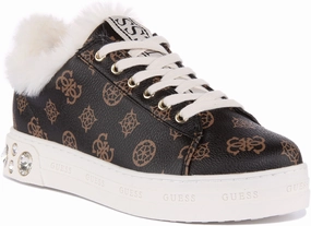 Guess Rivet 4G In Brown For Women Quick Transition