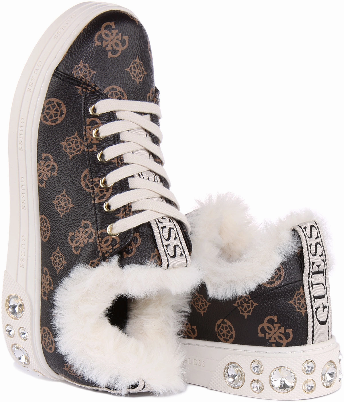 Precision engineered Guess Rivet 4G In Brown For Women