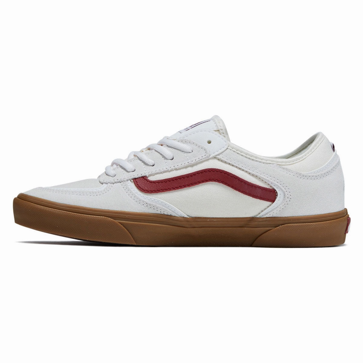 Premium Build Vans Skate Rowley Shoes - Red/White/Gum