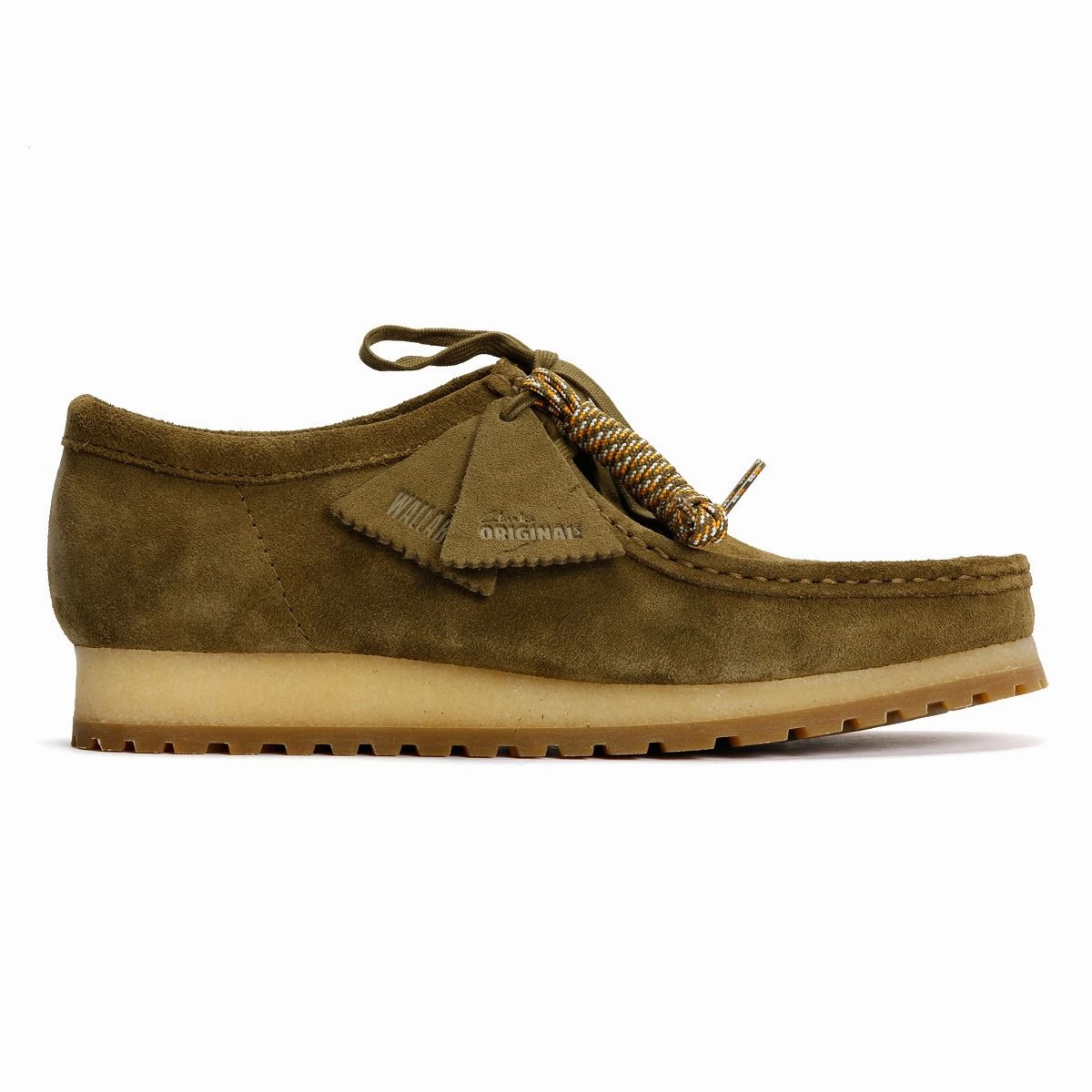 Premium Craft Clarks Originals Wallabee RB Suede Men's Green Shoes
