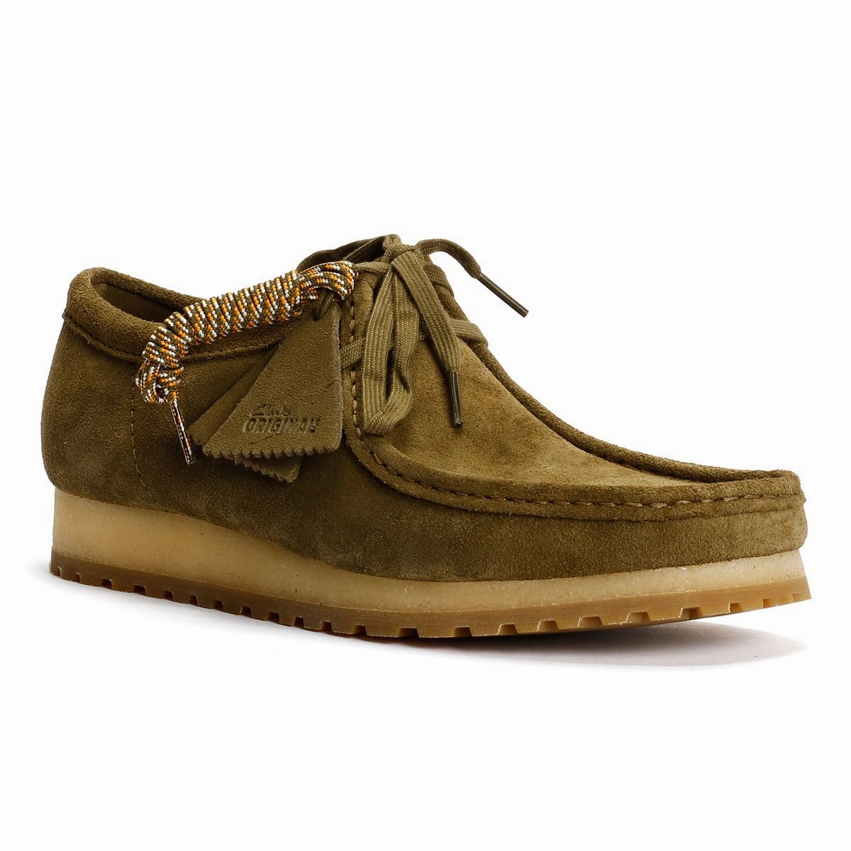 Premium Craft Clarks Originals Wallabee RB Suede Men's Green Shoes