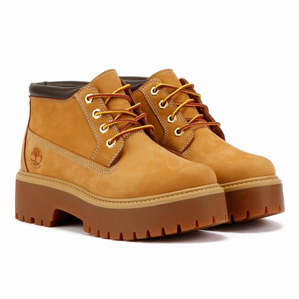Pressure Relief Timberland Stone Street Nellie Leather Women's Wheat Boots