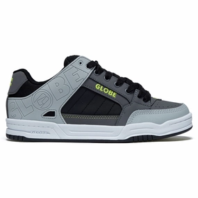 Globe Tilt Shoes - Greyscale/Black urban scene
