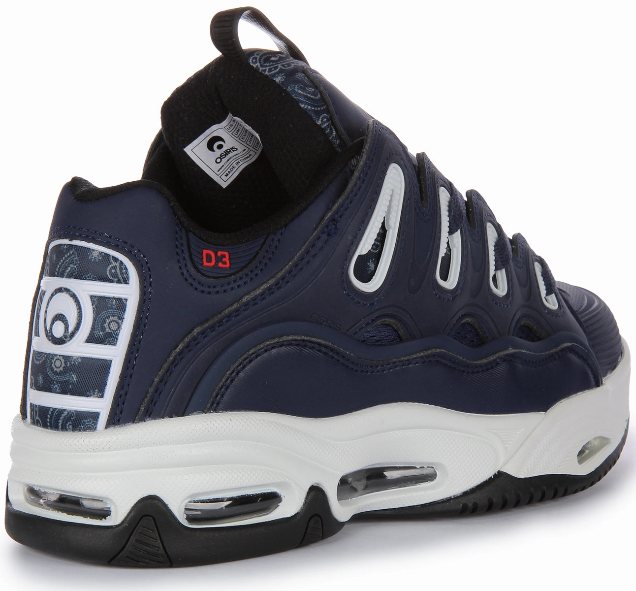 Pro Fit Osiris D3 2001 In Navy Red For Men