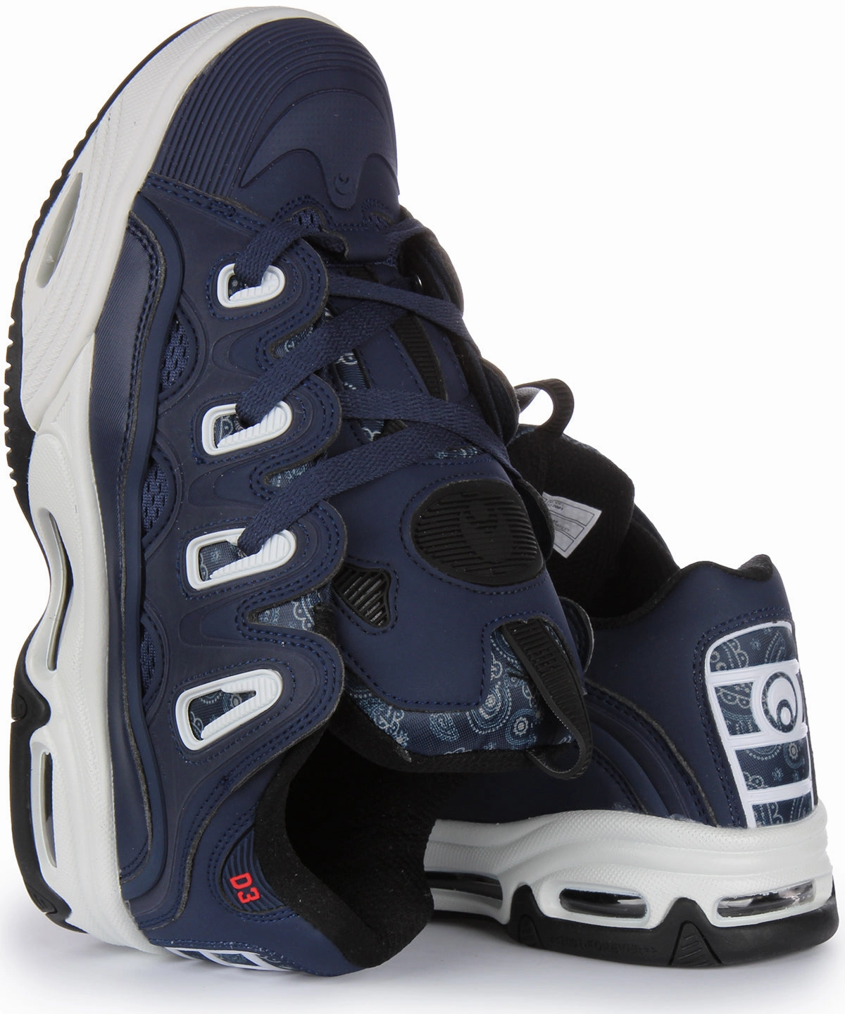 Pro Fit Osiris D3 2001 In Navy Red For Men